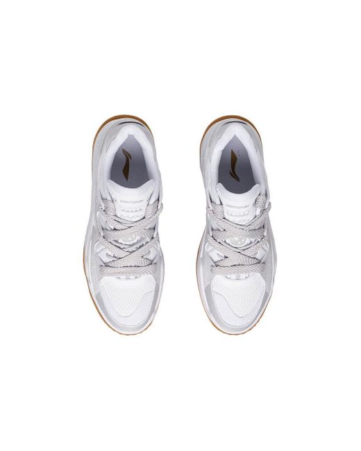 Li-ning White Cf Flash Star 2.0 Gum' for men