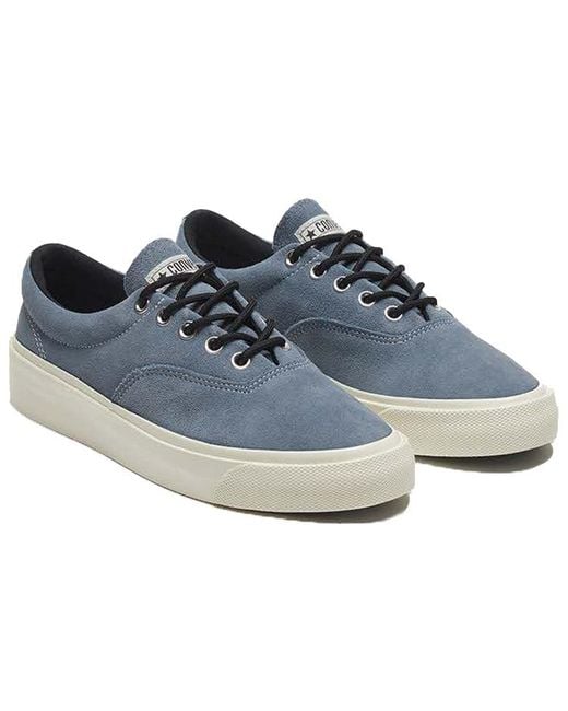 Converse Blue Skid Grip Cons Nubuck Low 'Lakeside' for men
