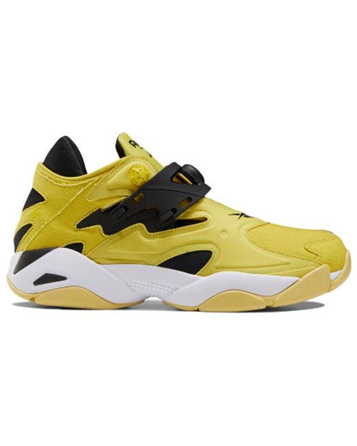 Yellow Reebok Running Reebok Pump Court Running Shoes in Yellow | Lyst