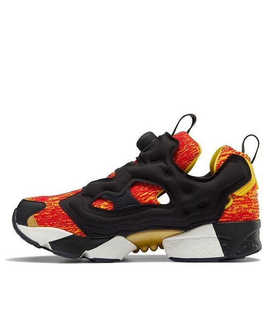 Reebok Instapump Fury Og Running Shoes Black/red/yellow in Blue | Lyst