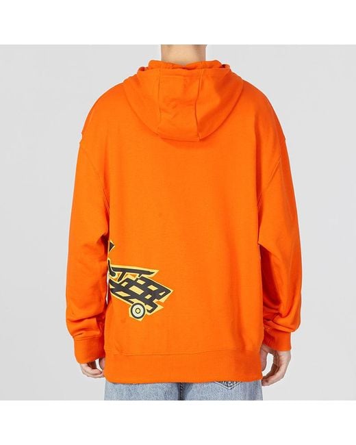 PUMA Orange Classics Street Sport Hoodie for men