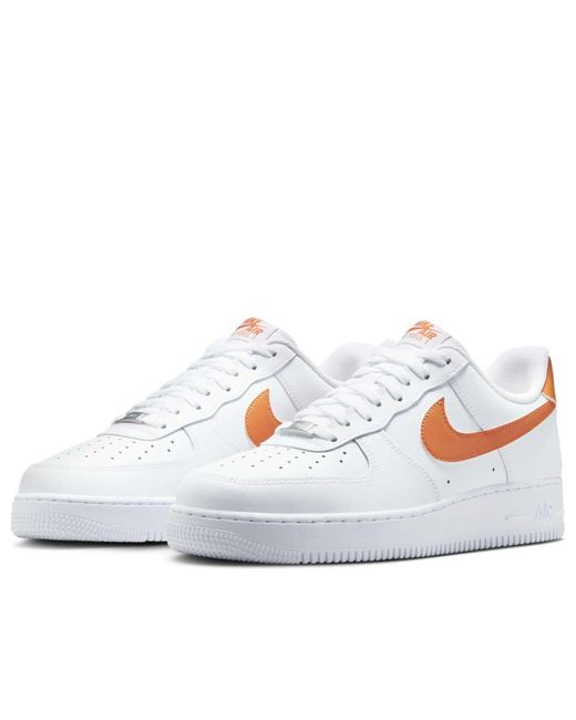 Nike White Air Force 1 Low '07 Monarch' for men