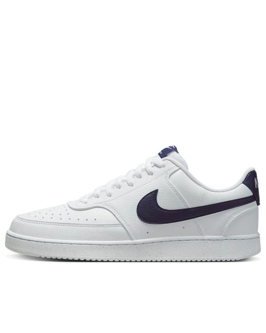 Nike White Court Vision Low Next Nature Midnight' for men