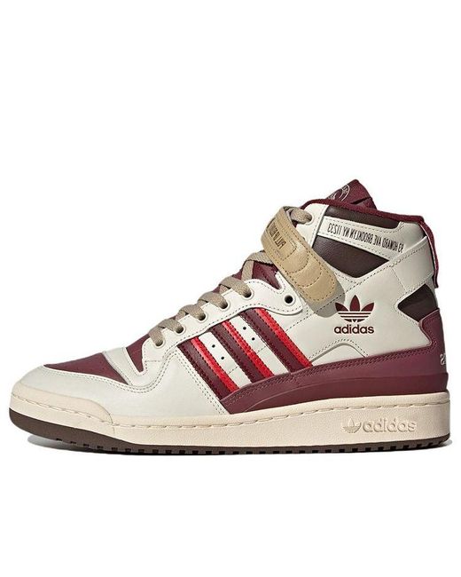 Adidas White Forum 84 High X Cuts & Slices 'Pull Up Beloved' for men