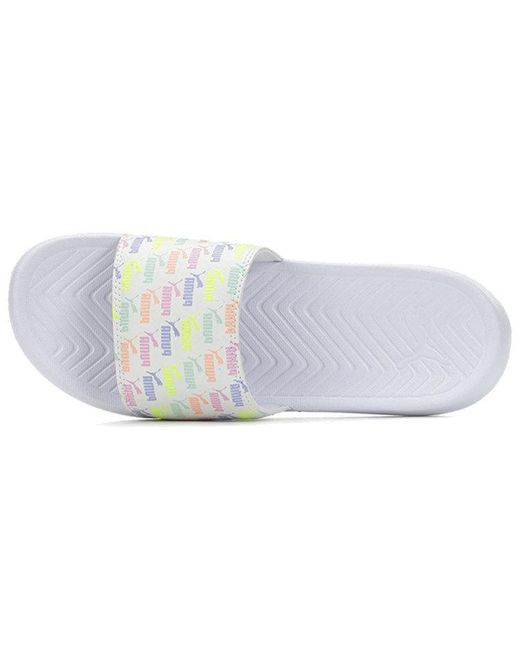 PUMA White Popcat Mini Logo for men