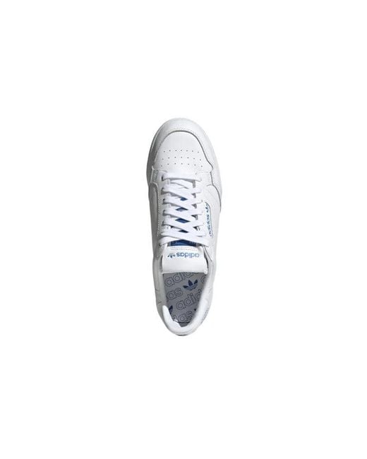 Adidas White Continental 80 'World Famous For Quality' for men