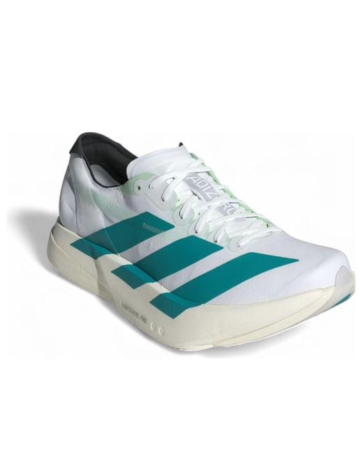 Adidas Blue Adizero Adios Pro 4 Shoes for men