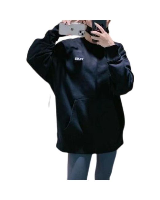 Vans Black Embroidered Logo Splicing Pullover