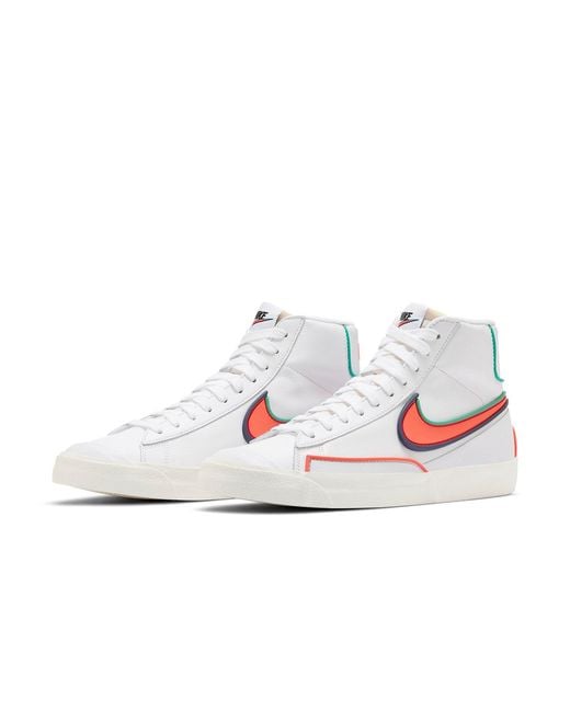 Nike White Blazer Mid '77 Infinite Void Crimson' for men