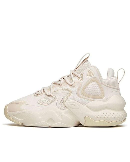 Anta White (Wmns) Life Series Sneakers 'Mud Sand'