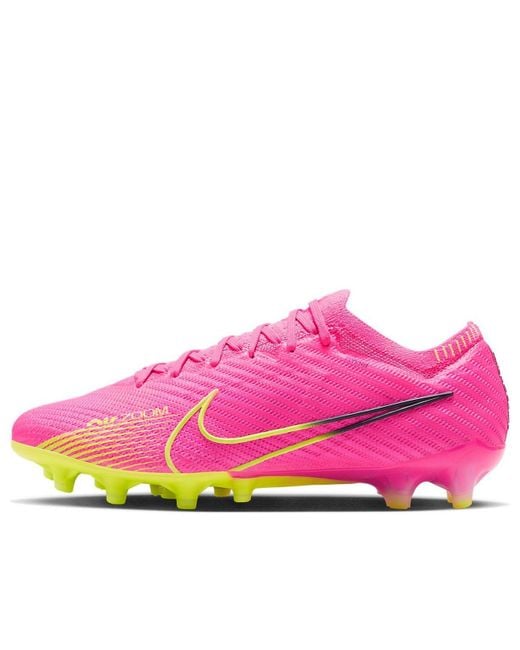 Nike Pink Zoom Vapor 15 Elite Ag-Pro Blast Volt' for men