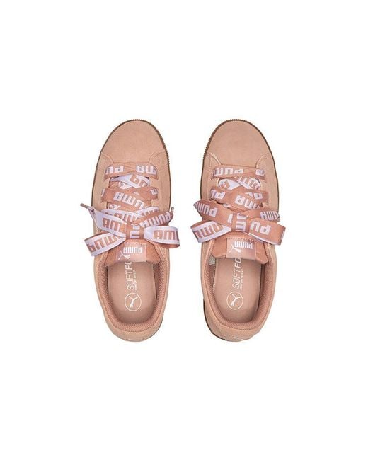 PUMA Pink (Wmns) Vikky Platform Ribbon