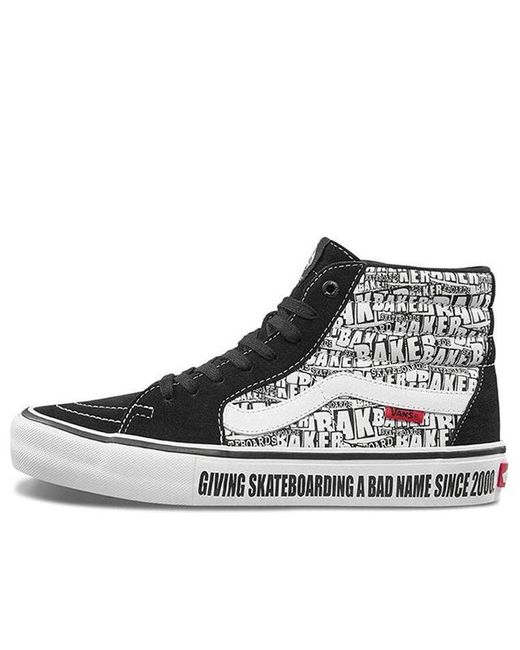 Vans Black Baker Sk8-Hi Pro ' ' for men