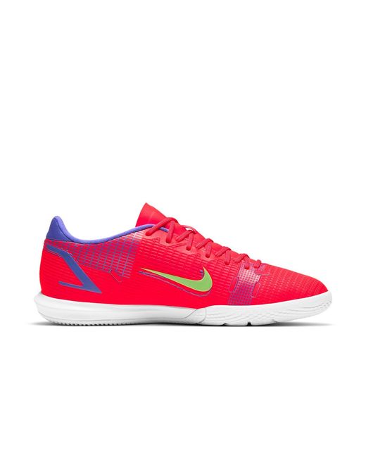 Nike Red Vapor 14 Academy Ic Indoor Court 'Brt Crimson Mtlc Burst' for men
