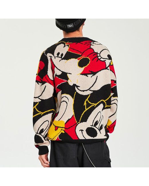 Li-ning Red X Disney Graphic Crew Neck Sweater for men
