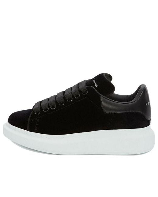 McQueen Black (Wmns) Oversized Sneaker 'Smooth'