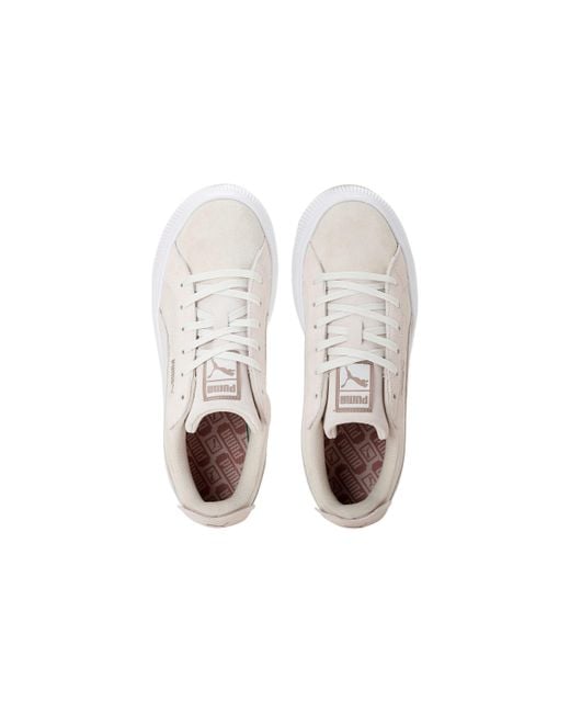 PUMA White (Wmns) Suede Mayu Raw