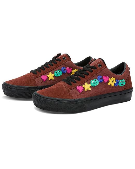 Vans Red Frog Skateboards X Skate Old Skool for men