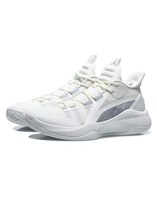 Li-ning White Combat Low Ivory for men