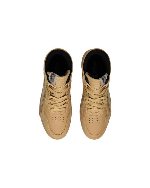 Li-ning Brown Superwave Mid Leather Tan' for men
