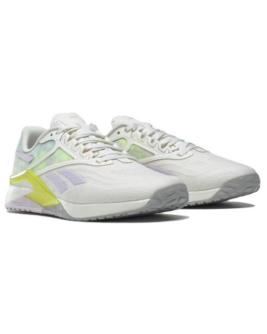 Reebok White (Wmns) Nano X2 'Chalk Quartz Glow'
