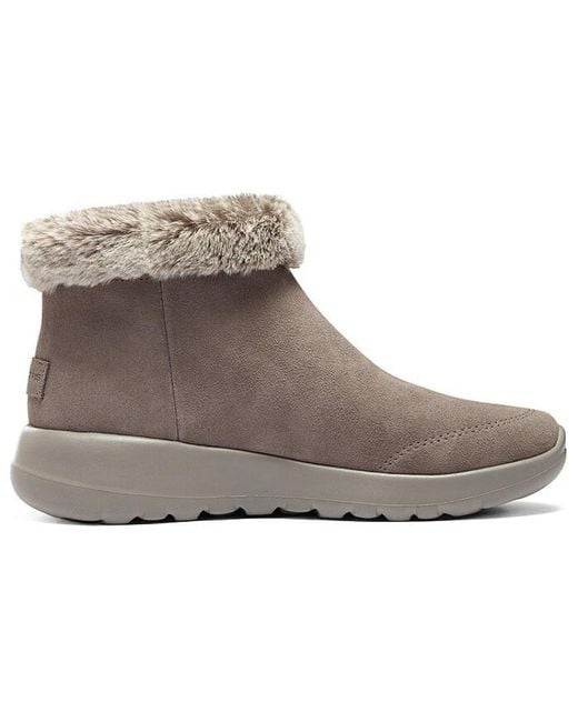 Skechers Gray (Wmns) On-The-Go Joy First Glance 'Dark Taupe'