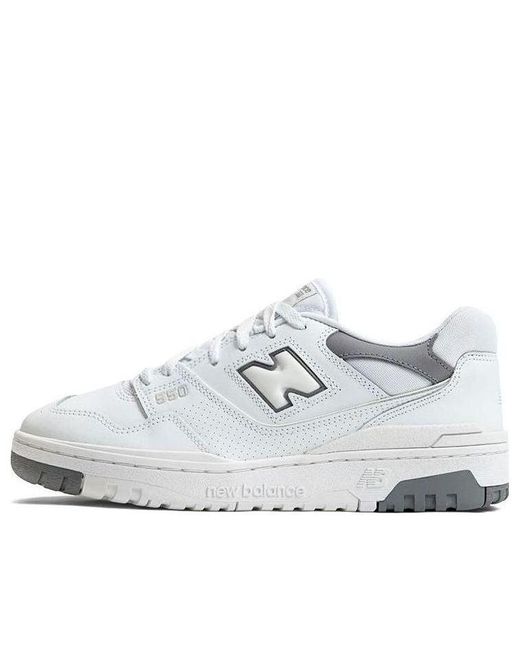 New Balance White 550 Shadow' for men