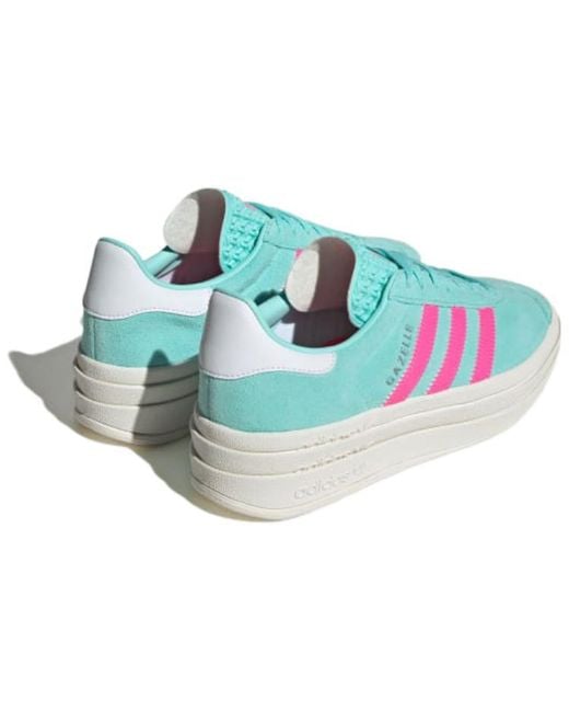 Adidas Blue (Wmns) Gazelle Shoes 'Flash Aqua Lucid'