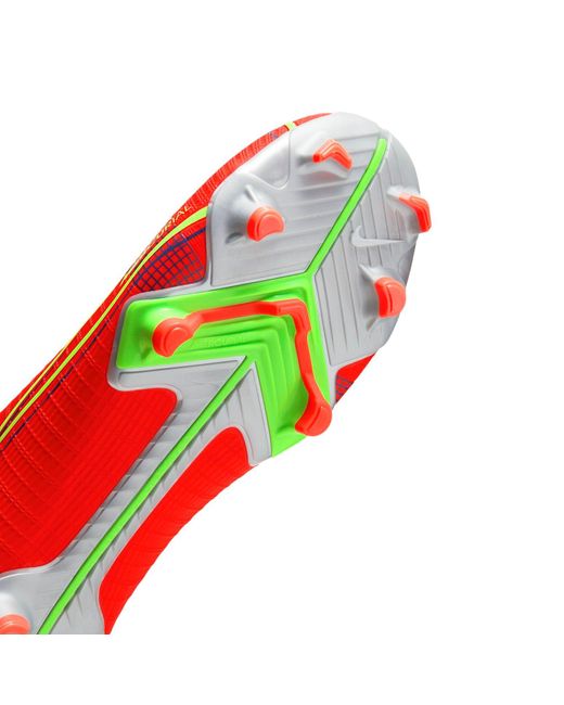 Nike Red Mercurial Vapor 14 Academy Fg Mg 'Bright Crimson Burst' for men