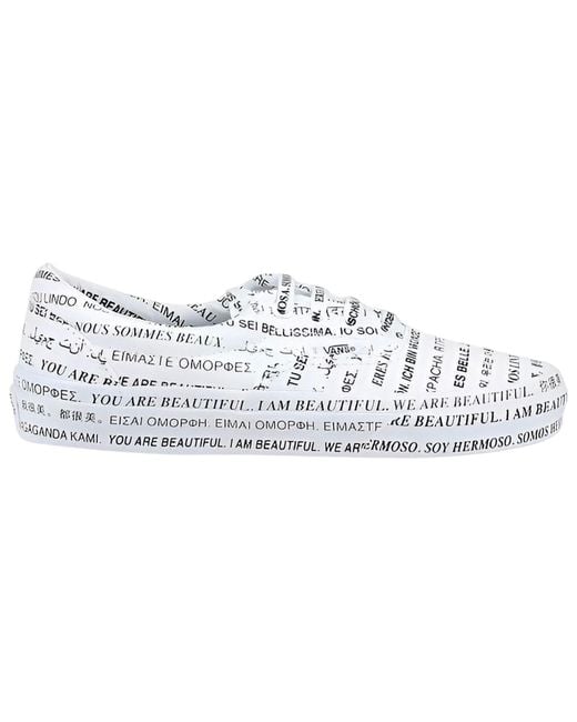 Vans White X We Are Beautiful Era for men