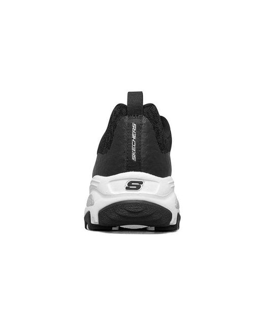 Skechers Black (Wmns) D Lites 1.0 Low-Top Daddy Shoes