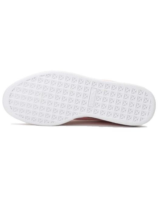 PUMA Pink (Wmns) Basket Heart Patent 'Peach'