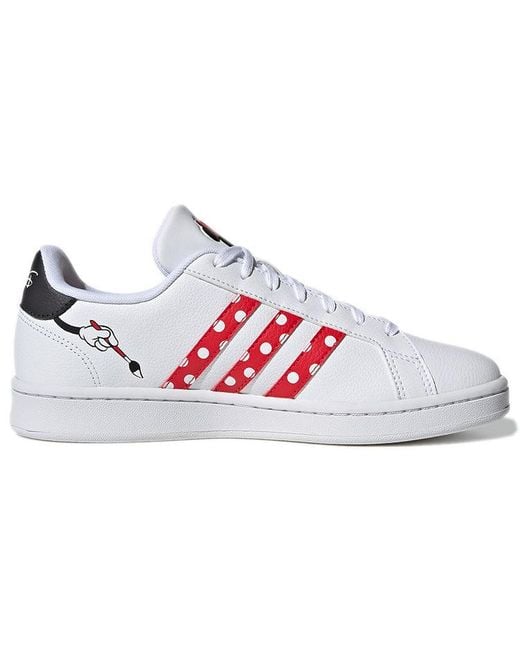 Adidas White (Wmns) X Disney Grand Court Base 'Minnie Mouse'