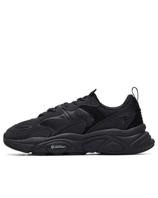 Fila Black Running Shoes for men