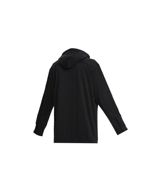 Adidas Black Y-3 Hooded Track Jacket for men