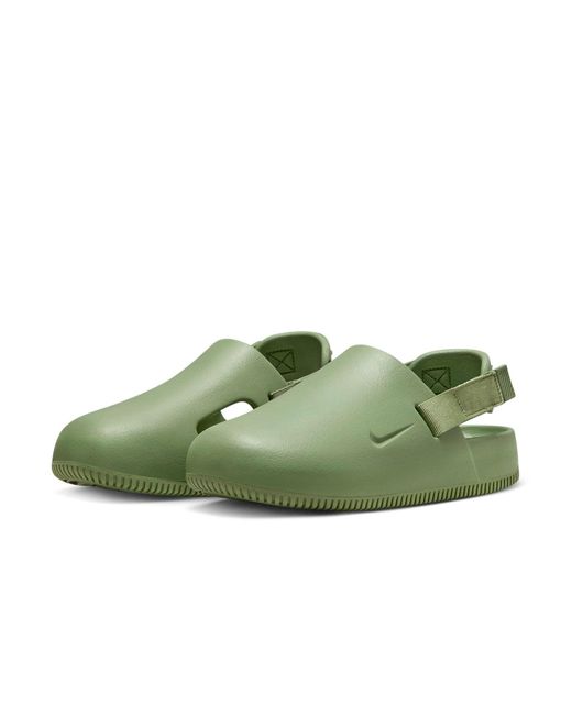 Nike Green Calm Mules