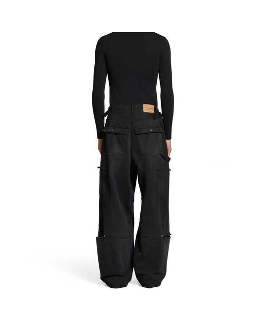 Balenciaga Black Cargo Pants for men