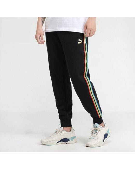 PUMA Black Tailored For Sport Unity Track Pants for men