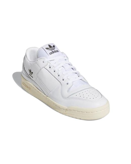 Adidas White Forum 84 Low Adv Shadow' for men