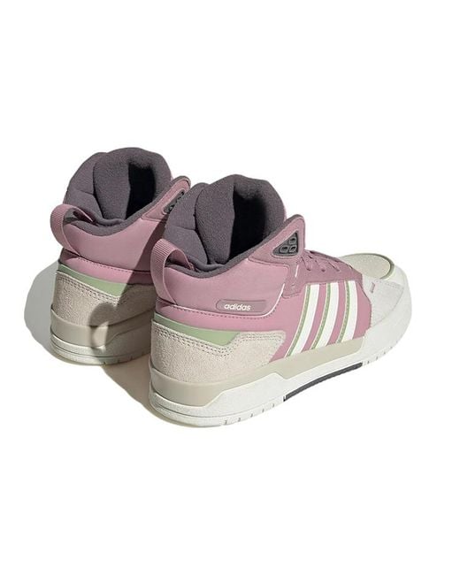 Adidas Purple (Wmns) Neo 100Db Mid Shoes