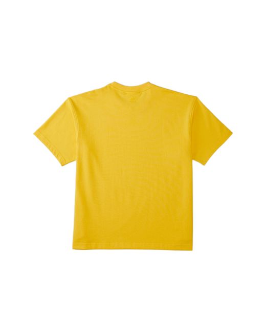 Adidas Originals X Pharrell Williams Crossover Casual Breathable Sports Solid Color Short Sleeve Yellow T-shirt for men