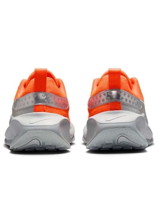 Nike Gray Reactx Infinity Run 4 Prm 'Hyper Crimson Light' for men