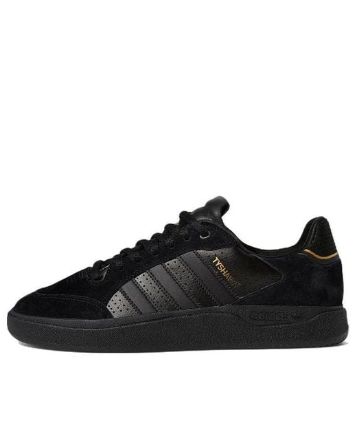 Adidas Black Tyshawn Low Shoes Metallic' for men