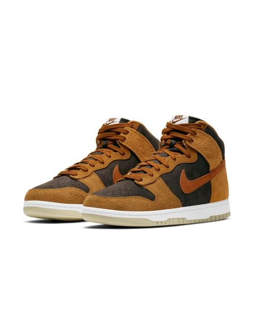 Nike Brown Dunk High Premium 'Dark Curry' for men