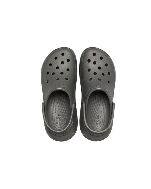 CROCSTM Black Classic Crush Clog 'Dusty' for men