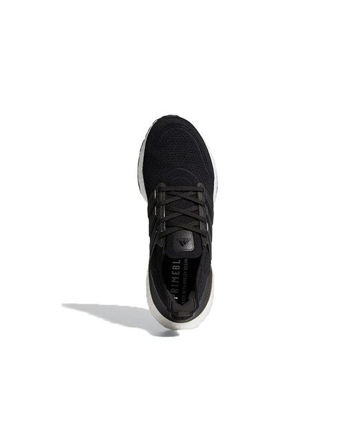 Adidas Black Ultraboost 21 'Core' for men