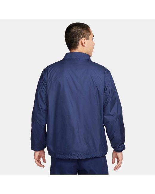 Nike Blue Club Coach Jacket for men