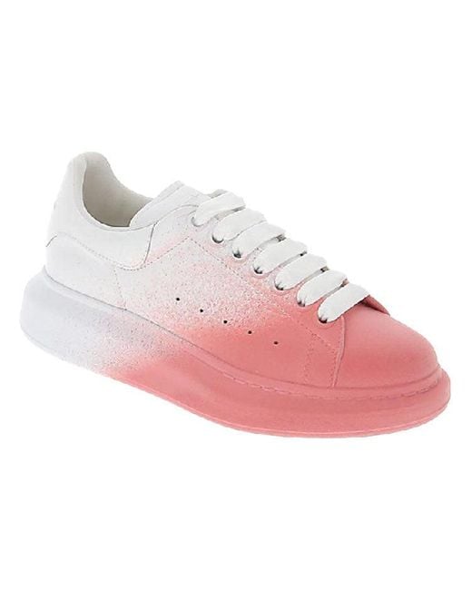 McQueen Pink (Wmns) Oversized Sneaker Velvet Spray'