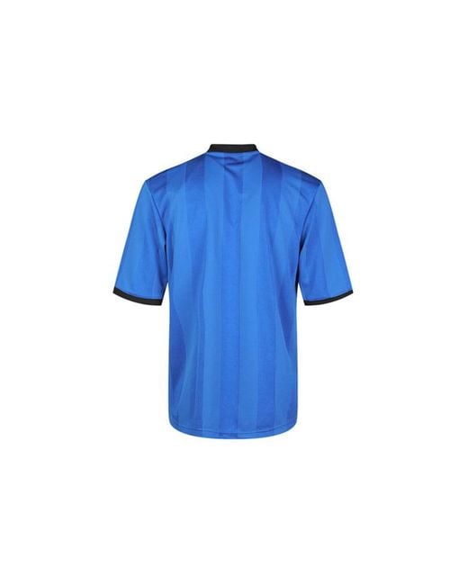Adidas Blue Soccer/Football Sports Round Neck Short Sleeve Jersey for men