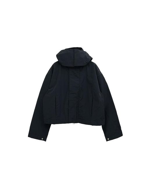 Nike Blue X Mmw Crossover Solid Color Short Hooded Jacket Autumn for men